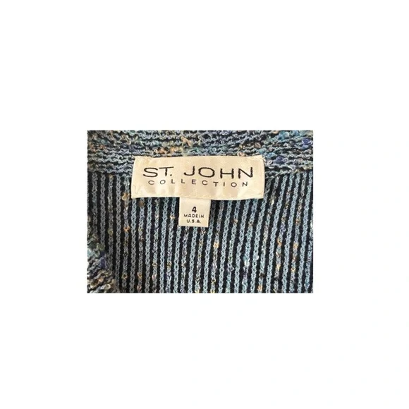 St. John’s Tweed Knit Blazer - Picture 3 of 5